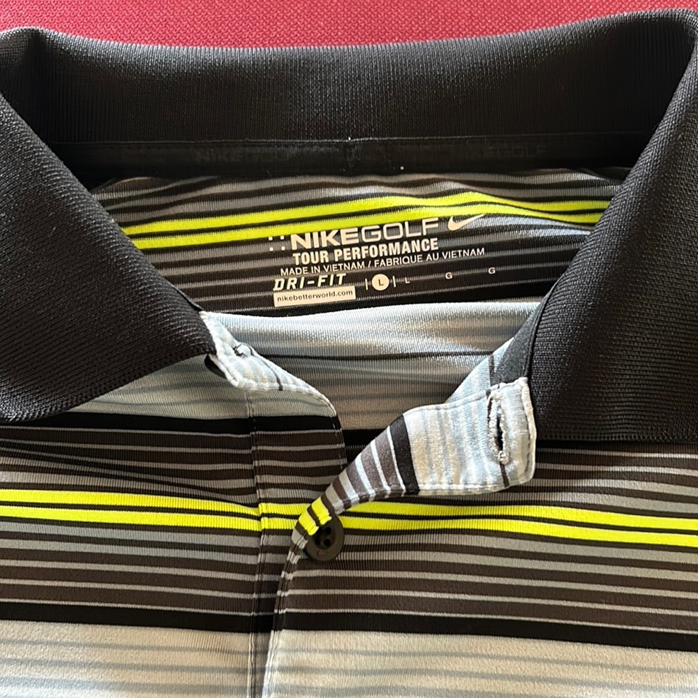 Nike used golf polo size Large